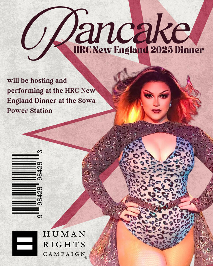 Promotional Announcement for Human Rights Campaign New England Dinner, February 2025